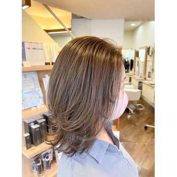 脱白髪染めハイライト☆白髪ぼかし (山下翔)