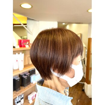 脱白髪染めハイライト☆白髪ぼかし (山下翔)