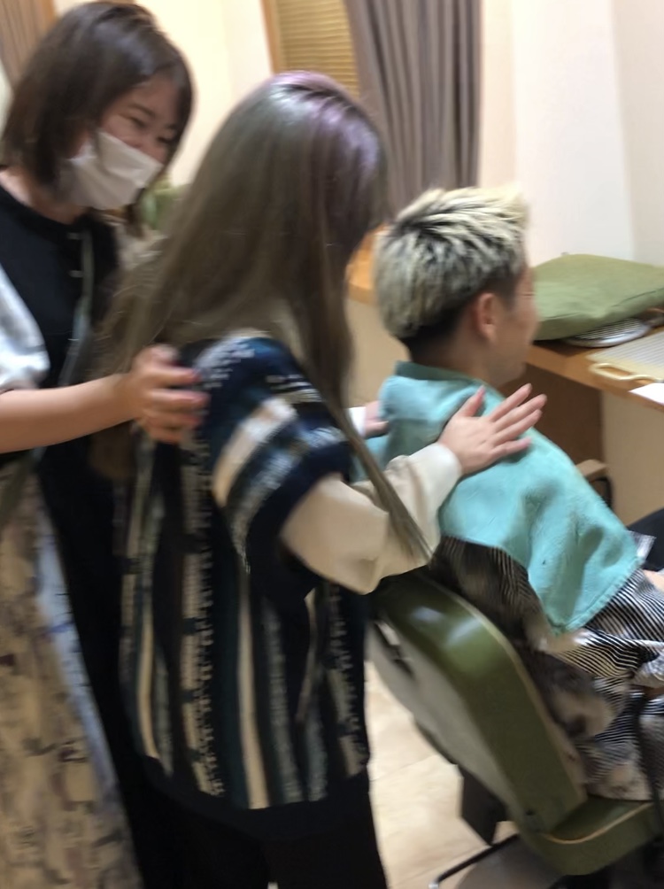 マッサージ練習♪(マイケル)