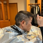 父親を自宅でカット✂︎(ゆうま)