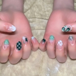 4月ネイル💚(にしはる)