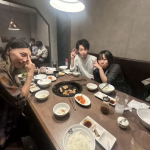 後輩たちと焼肉🍖(みく)
